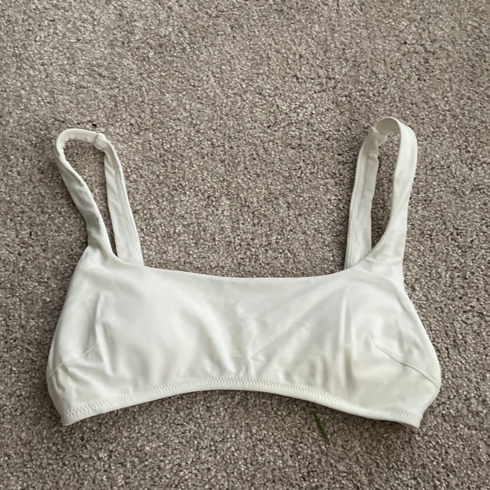 Aerie White Bikini Top